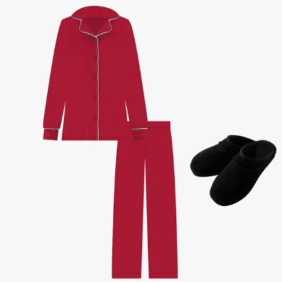 NWT Soma Embraceable Long Sleeve Pajama Set - Picture 5 of 5